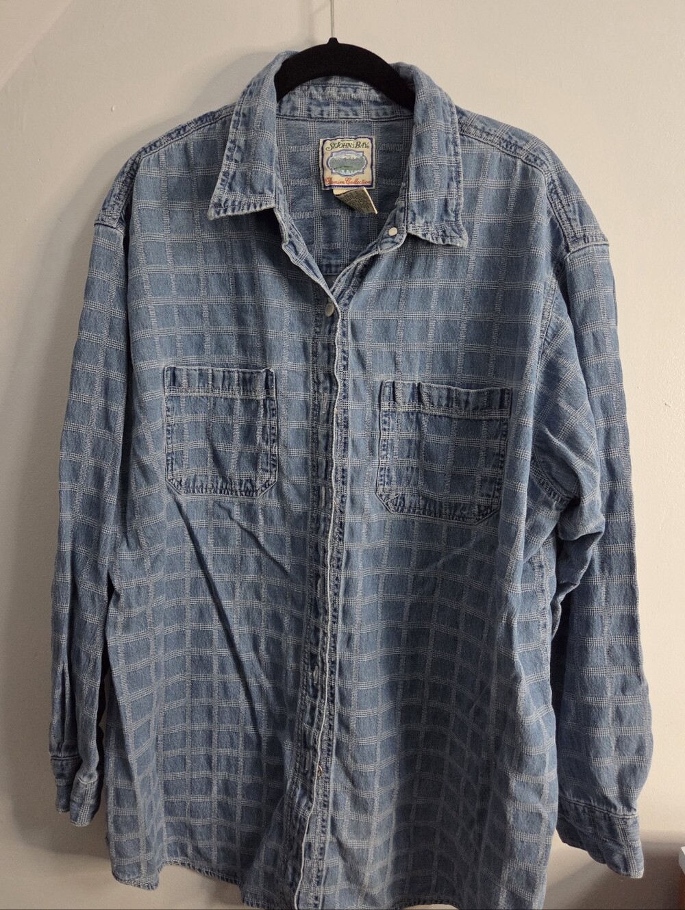 St Johns Bay Denim Shirt Women's Size 20
